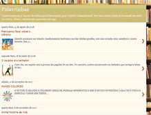 Tablet Screenshot of palavrinhas.org